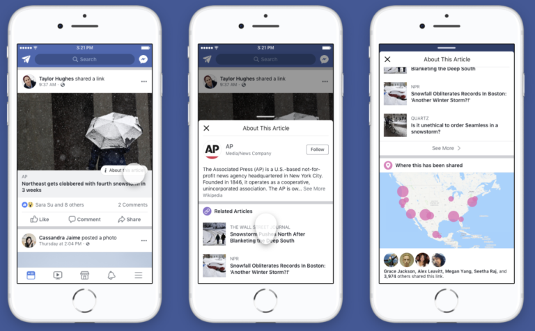 New Facebook Feature Gives Users More Information about Articles – Newsfeed