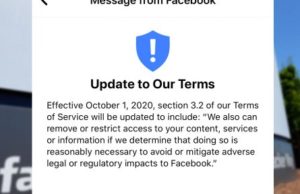 Facebook changes terms of service – censorship News