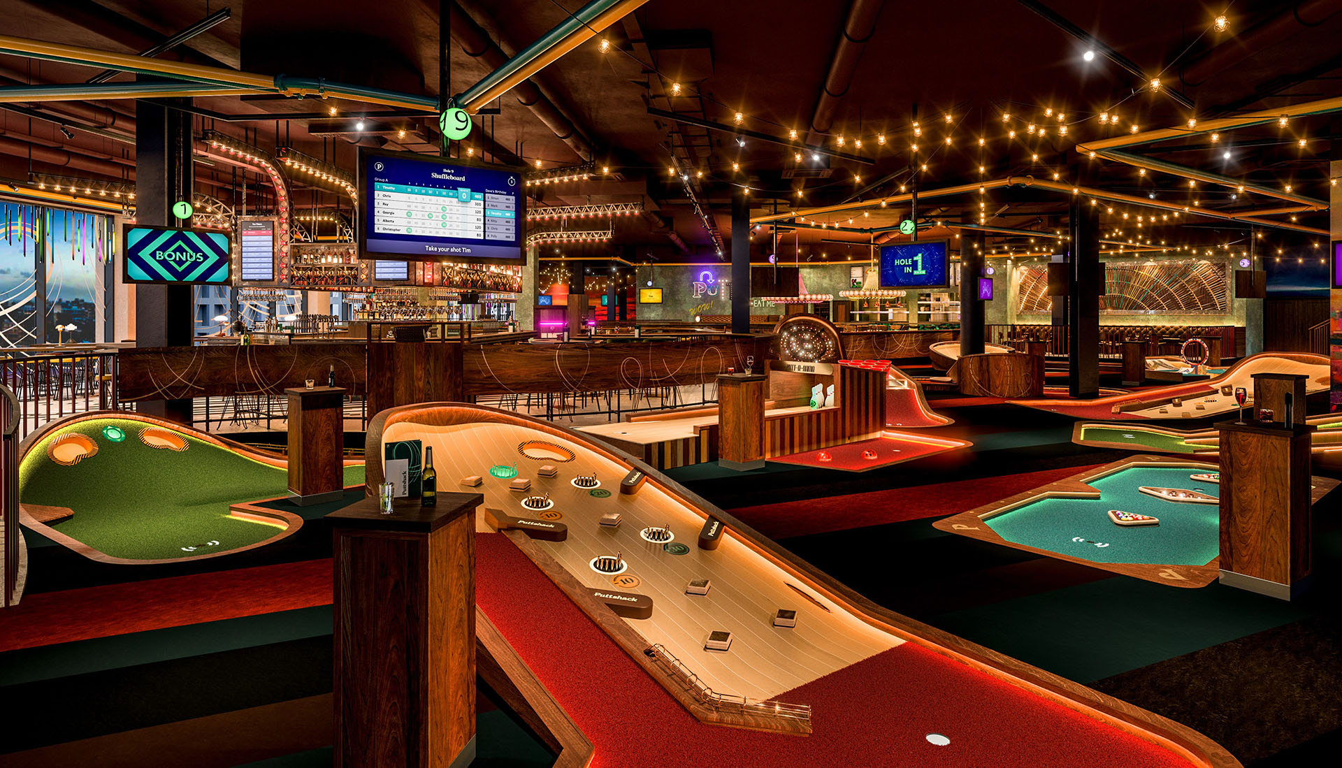Puttshack’s new Social Mini-Golf venues are first of many to come stateside 2 Puttshack’s new Social Mini-Golf venues are first of many to come stateside