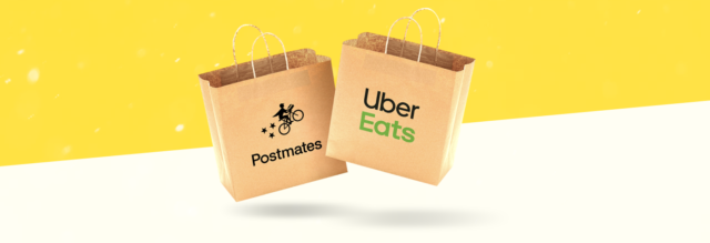 Uber Eats and Postmates are officially teaming up.