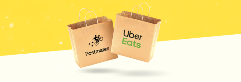 Uber Eats and Postmates are officially teaming up.