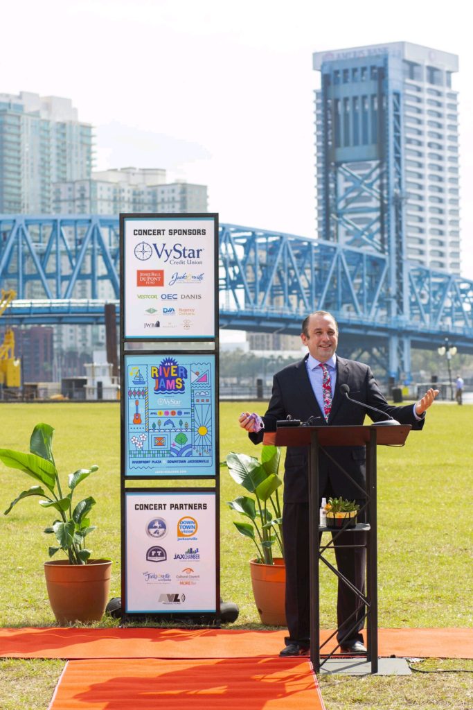Jax River Jams. A Free, four-week concert series on Downtown Jacksonville’s scenic riverfront.