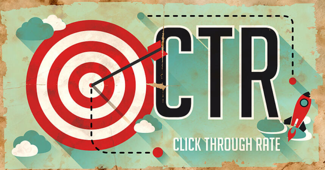 Google PPC Trends For Smarter Business 2021 PPC click-through rate by ad position chart — Tridence paid search and Google Ads CTR benchmarks for Jacksonville and Chicago campaigns