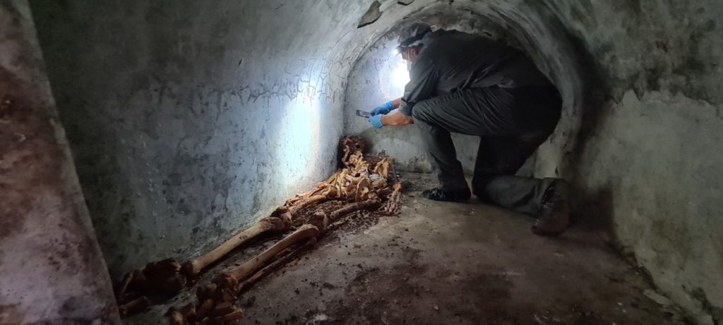 Mummified human remains discovered at Pompeii