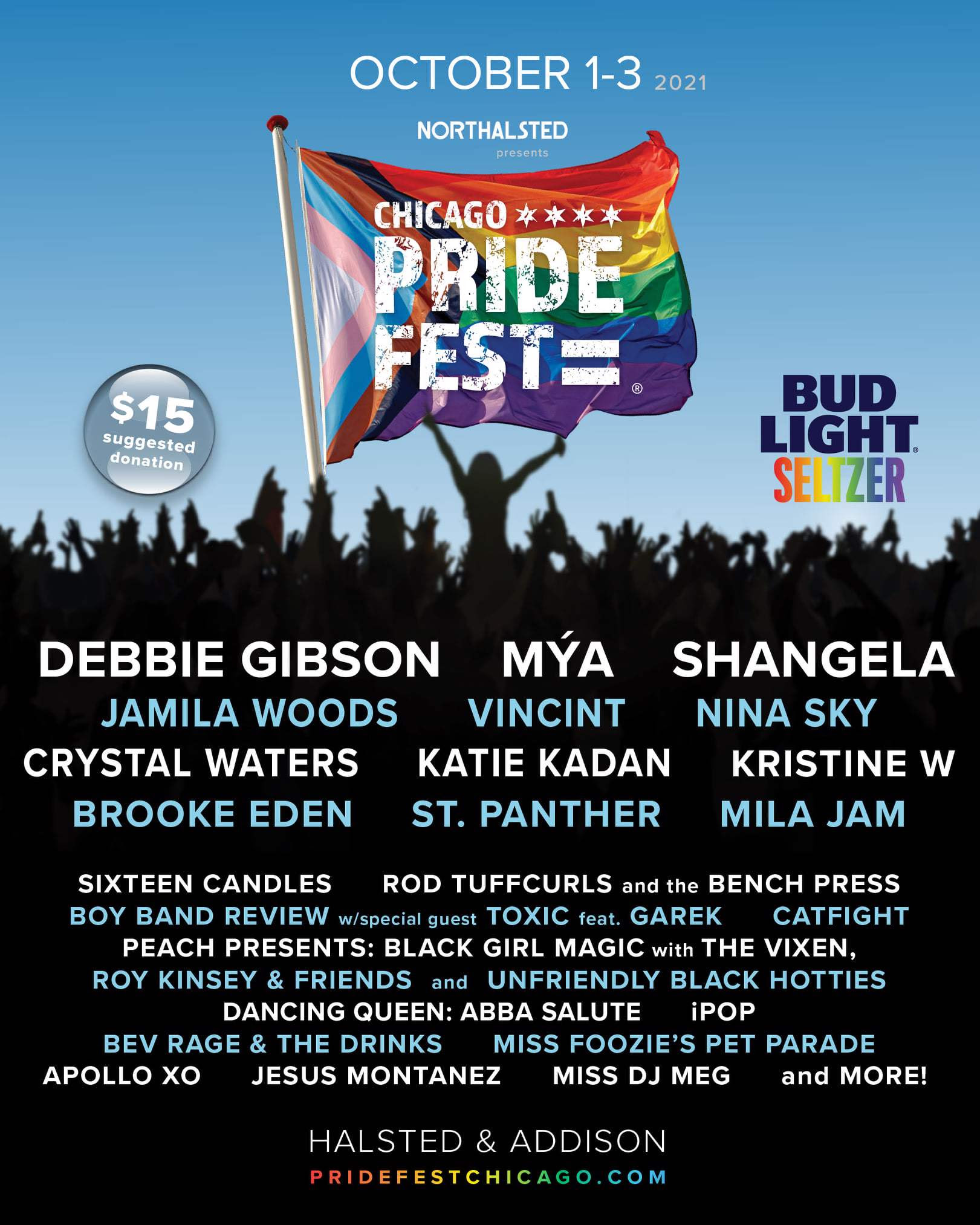 Chicago Pride Fest returns for three days: October 1st, 2nd, and 3rd. - 2021 1 Chicago Pride Fest returns for three days: October 1st, 2nd, and 3rd. - 2021