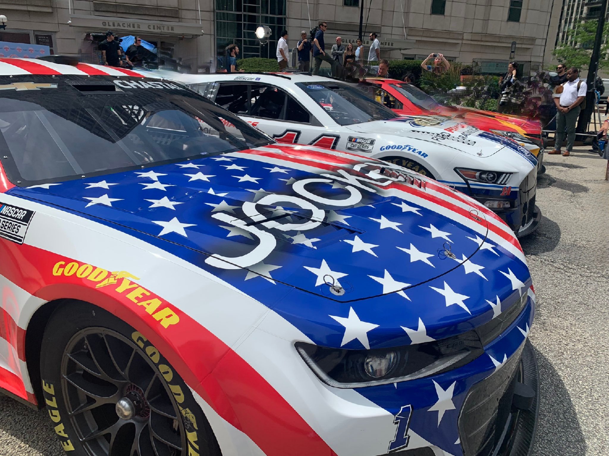 Nascar racing in the streets of Chicago