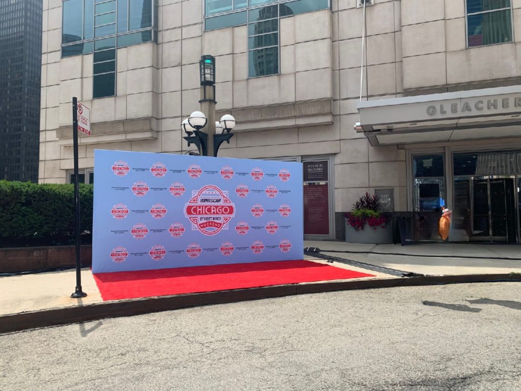 Nascar racing in the streets of Chicago