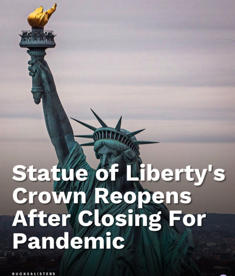 Statue of Liberty’s crown to open – 2022