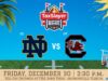 The Fighting Irish will take on the South Carolina Gamecocks in the 78th TaxSlayer Gator Bowl