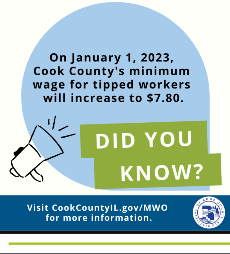 COOK COUNTY MINIMUM WAGE ORDINANCE – 2023