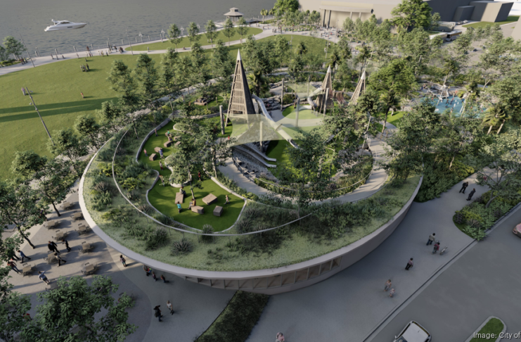 Jacksonville Renderings and designs for six downtown parks in the works