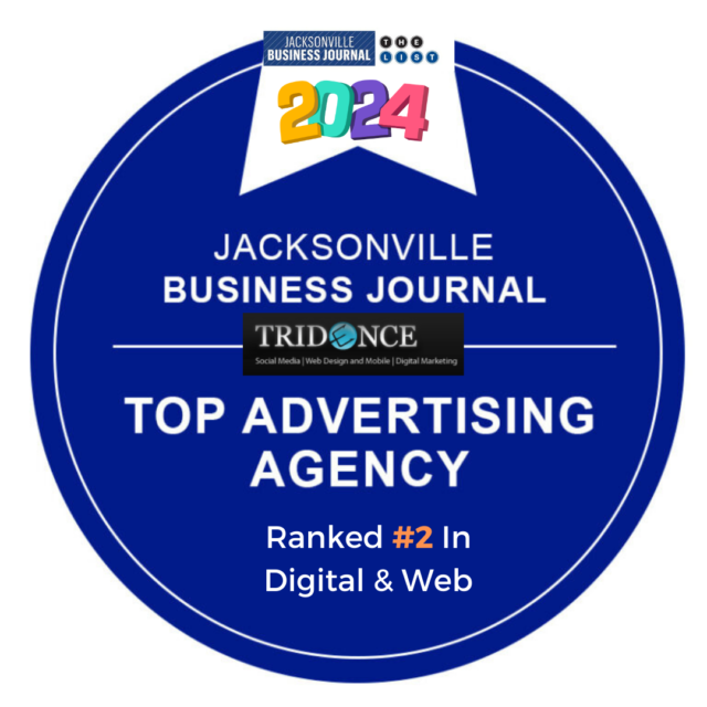 Tridence in Jacksonville Ranked Top Advertising and Marketing Agency – 2024