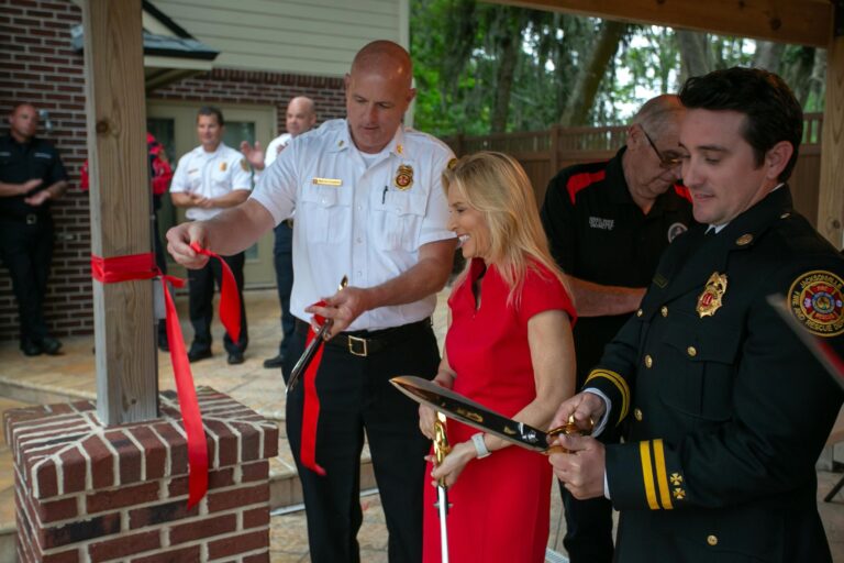 Jacksonville Fire Rescue Department on the opening of new Marine Station 68 in Mandarin