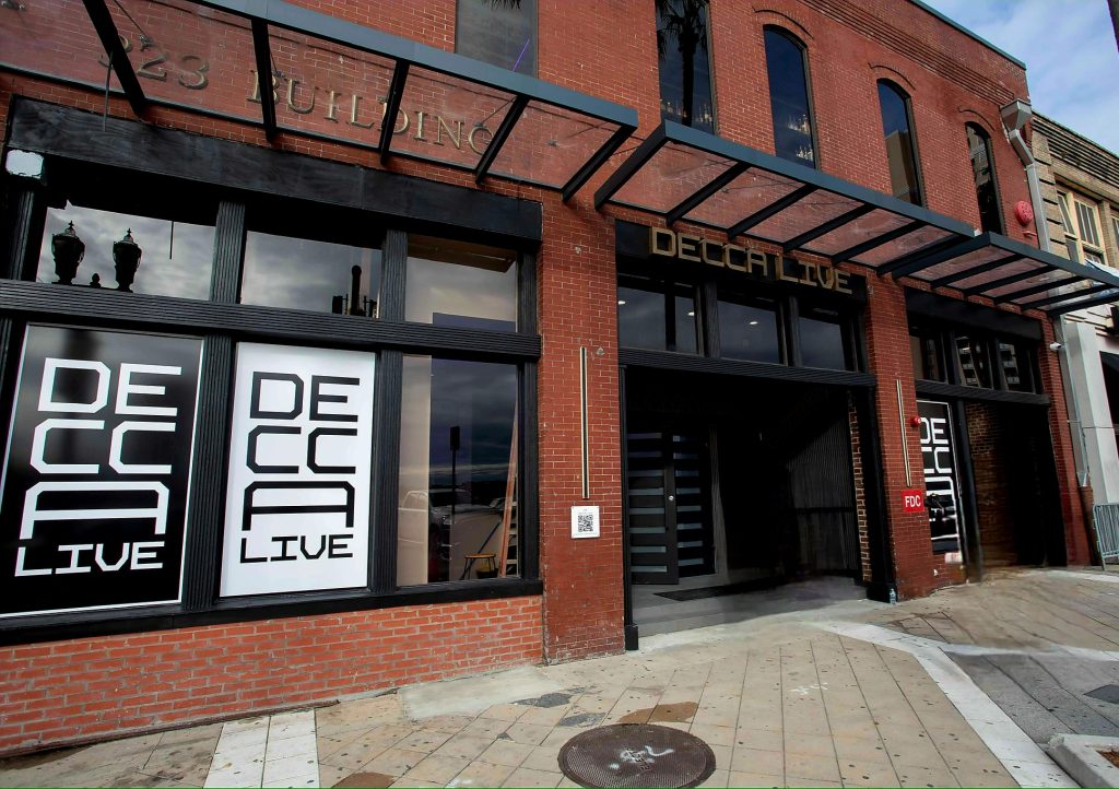 Jacksonville newest Live Music Venue - Decca 4 Jacksonville newest Live Music Venue - Decca