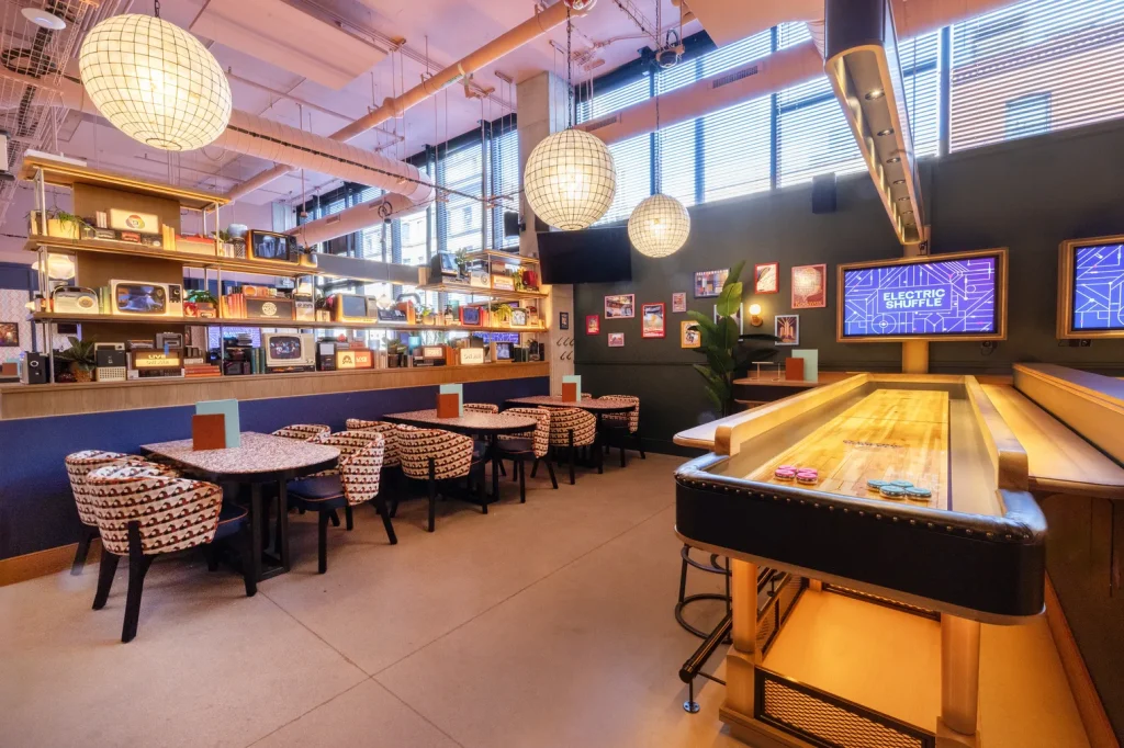 Electric Shuffle Ignites River North: Chicago’s Hottest Tech-Infused Shuffleboard Bar Experience