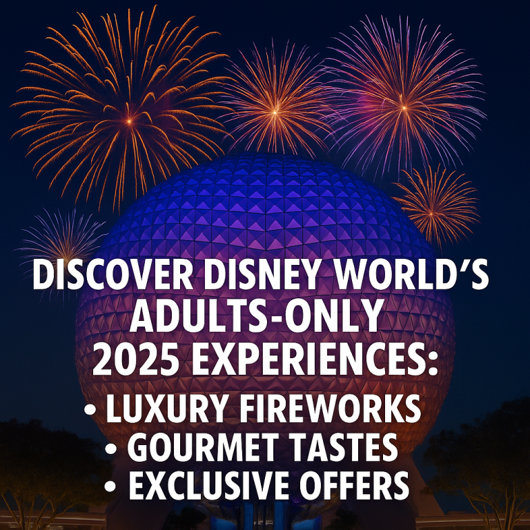 Discover Disney World’s Adults-Only 2025 Experiences: Luxury Fireworks, Gourmet Tastes, and Exclusive Offers