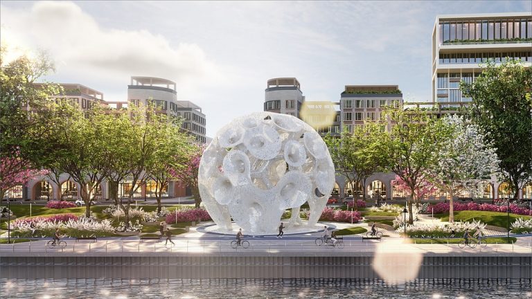 The Pearl Sculpture Rises at RiversEdge: A Bold New Era for Jacksonville’s Downtown Southbank