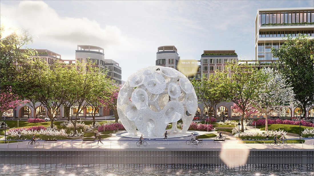 The Pearl Sculpture Rises at RiversEdge: A Bold New Era for Jacksonville’s Downtown Southbank