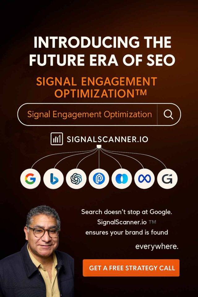 What is Signal Engagement Optimization and Why David Vega Founded SEO 3.0 for the AI-Powered Future of Search SEO 3.0 – Signal Engement Optimization – David Vega — Tridence Blog Jacksonville and Chicago digital marketing agency insights