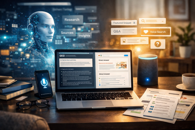 GEO vs AEO Explained: How to Optimize Content for AI Search in 2026 Aeo geo 2026 guide tridence — Tridence Blog Jacksonville and Chicago digital marketing agency
