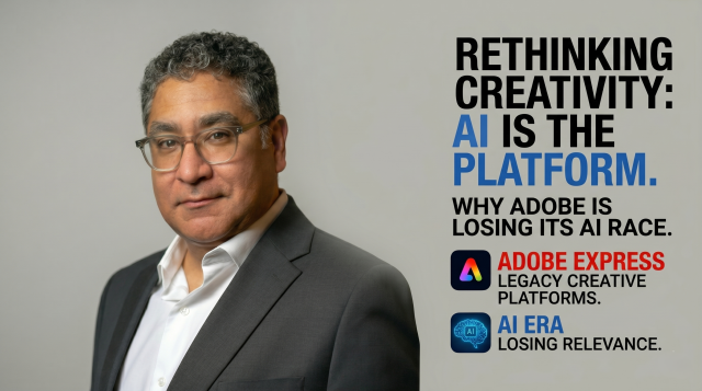 Why Adobe Express and Legacy Creative Platforms Are Losing Relevance in the AI Era Why Adobe Express and Legacy Creative Platforms Are Losing Relevance in the AI Era