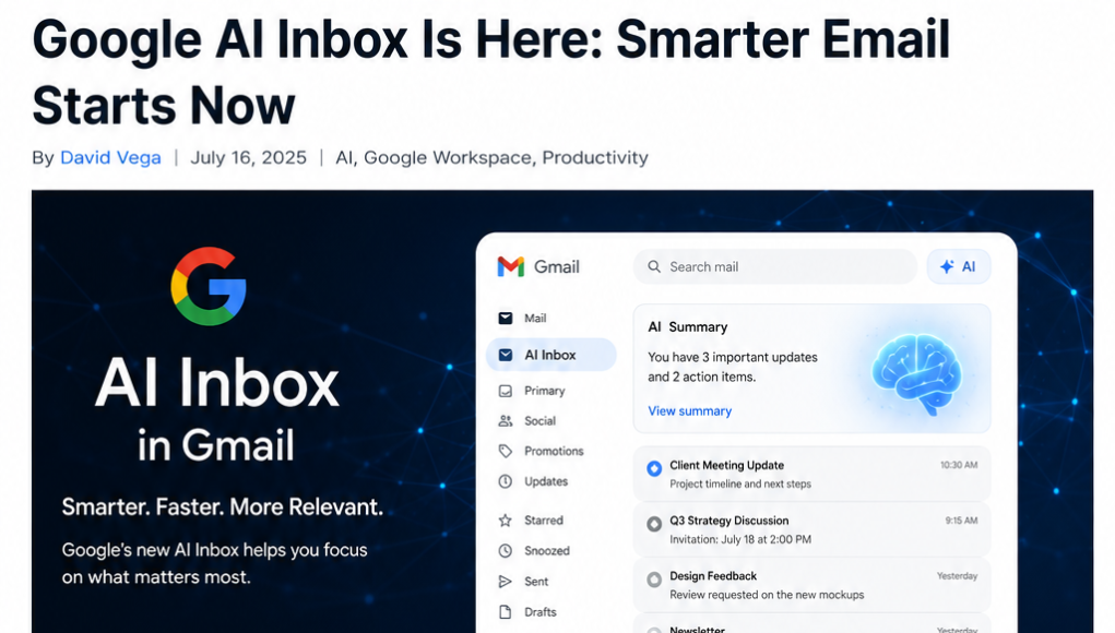 google - ai inbox