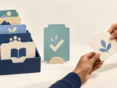 AI for Nonprofits: Build a Trusted Resource Hub Before You Build a Chatbot Organized resource cards beside a teal checkmark card, with two hands passing a card with a leaf symbol.