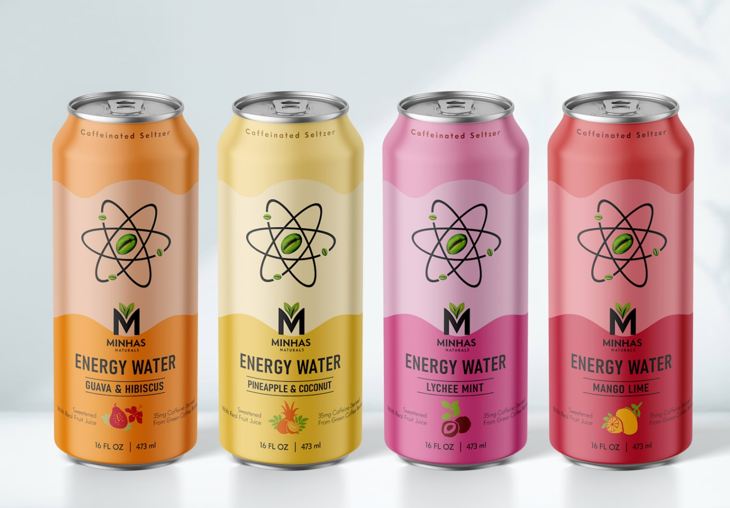 Minhas Naturals Energy Water four-flavor system by Tridence